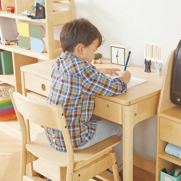学習机　ヒカリサンデスク ワゴン付き 光製作所 学習机 木製 K コンパクト ワゴン30 ヒカリサンデスク