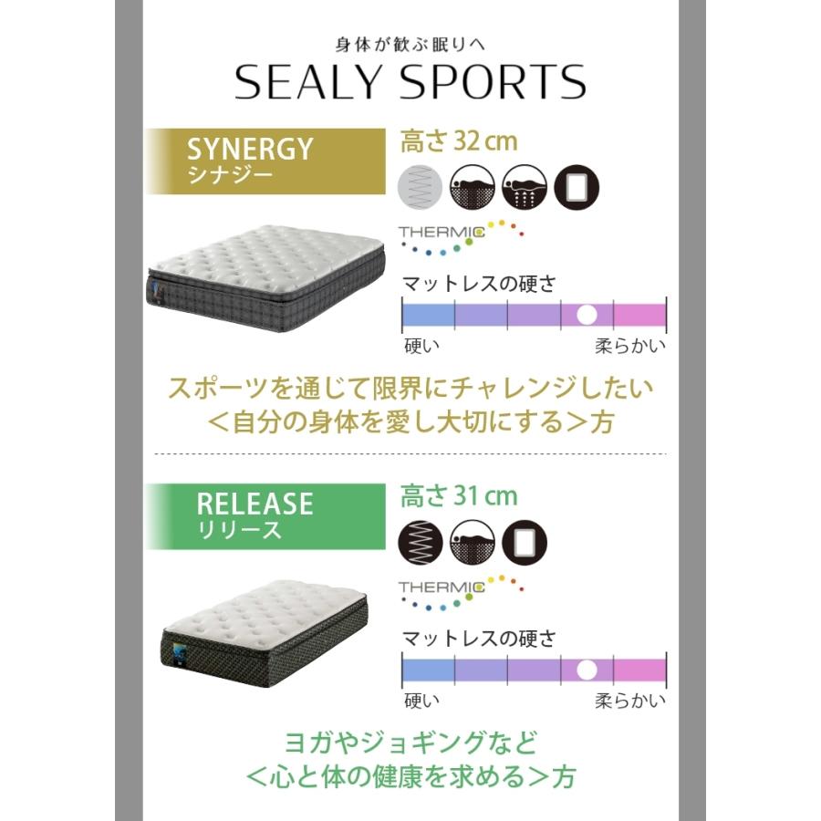 Sealy マットレス シ−リー シーリースポーツ シナジー 32cm厚 D Sealy マットレス シ−リー シーリースポーツ シナジー 32cm厚 D