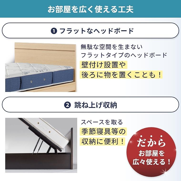 SIMMONS（シモンズ） ベッドフレーム フレームのみ 開梱設置 収納 付
