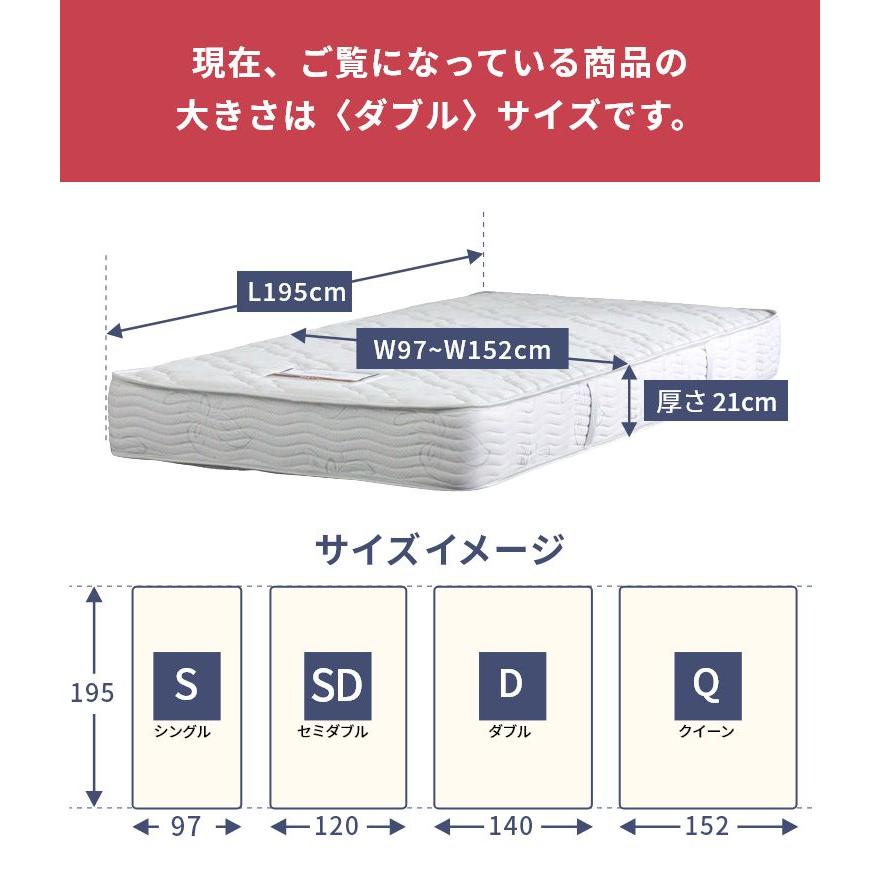 SIMMONS マットレス シモンズ ダブル レギュラー 21cm厚 5.5 SIMMONS マットレス シモンズ ダブル レギュラー 21cm厚 5.5
