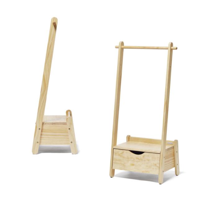 ノスタ ハンガーラック 子ども用 norsta 引き出し付きハンガーラック