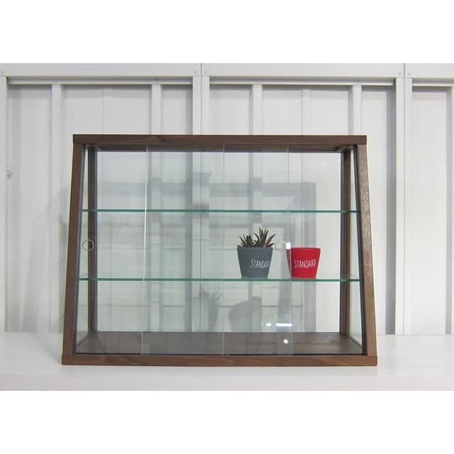 ショーケース ガラス リブ コレクション 北欧 おしゃれ ディスプレイ