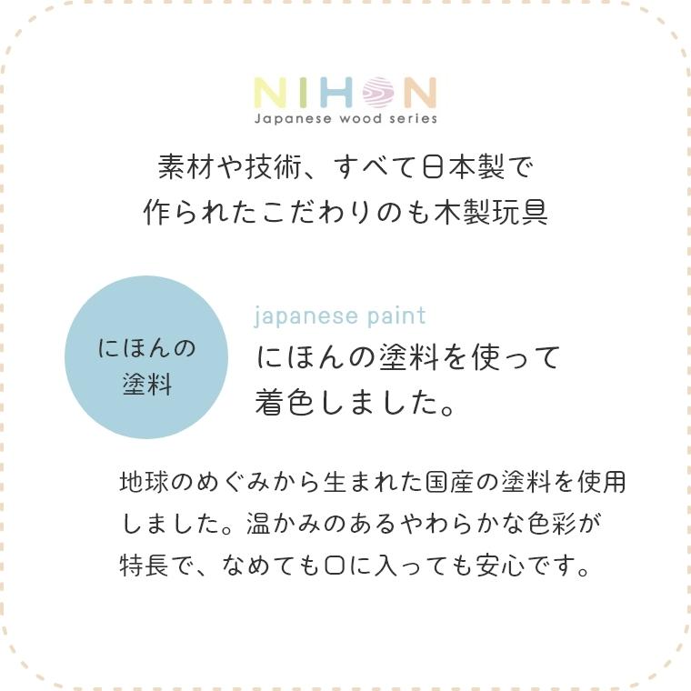 おもちゃ 木のおもちゃ 積み木 日本製 つみきのいえL 52ピース ニホン 1歳 1.5歳 18か月 エド・インター 赤ちゃん 誕生日 出産祝い 積木 国産 ブロックの画像