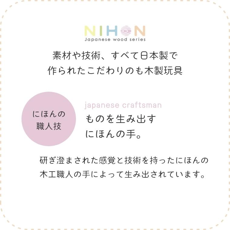 おもちゃ 木のおもちゃ 積み木 日本製 つみきのいえL 52ピース ニホン 1歳 1.5歳 18か月 エド・インター 赤ちゃん 誕生日 出産祝い 積木 国産 ブロックの画像
