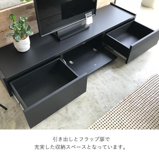 ⭐︎美品　【GART】テレビ台　ローボード　シンプル　スタイリッシュ　黒　170 GART テレビ台 完成品 デルノ 170 ローボード ガルト 収納 シンプル