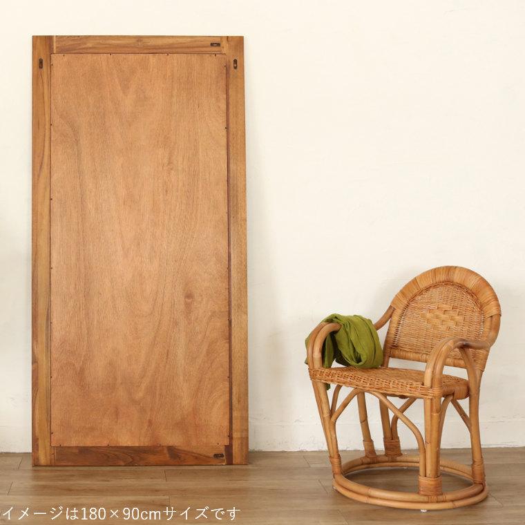 ウッド 全身鏡 高さ180 ミラー インダストリアル 180×65cm KLUB14 サン