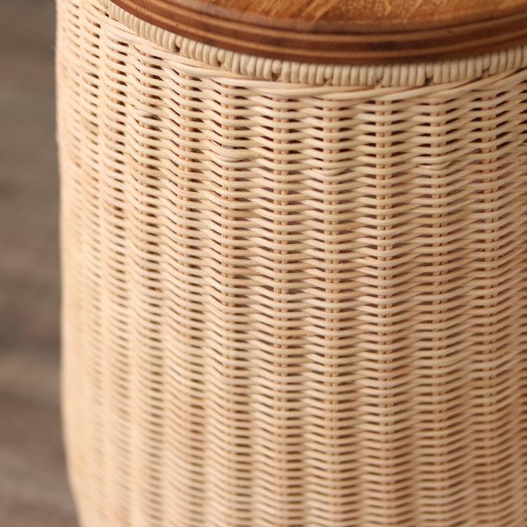 ウッド ゴミ箱 おしゃれ ラタン ダストボックス GK830XP サンフラワー