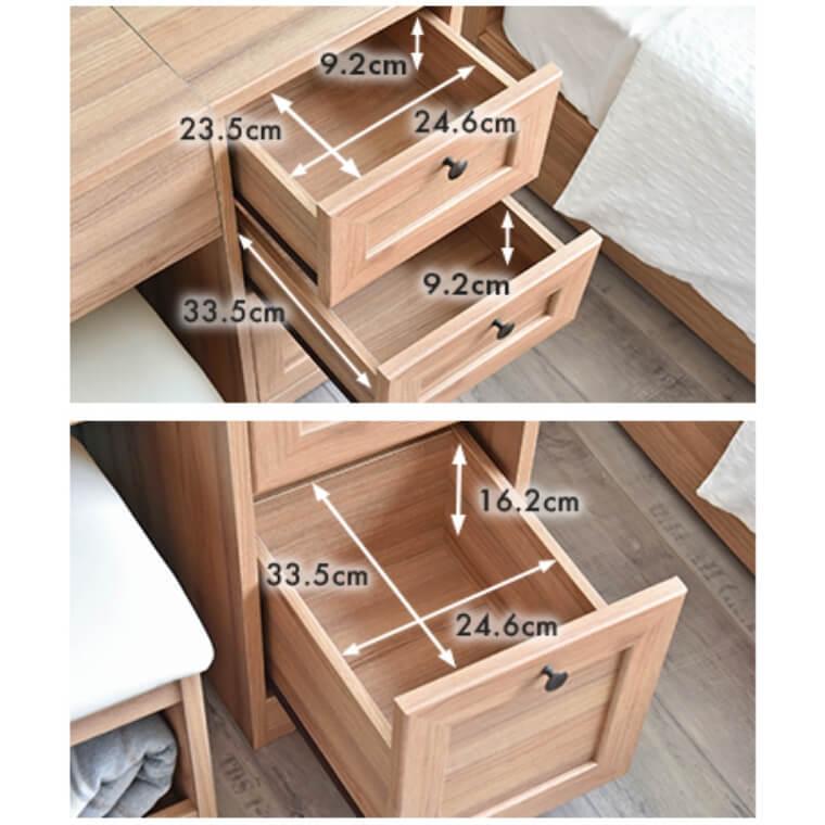 4FUL（フォーフル） ドレッサー デスクドレッサー アンリ Anri AN70