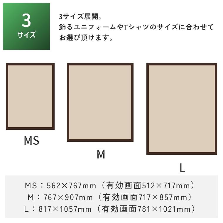 ユニフォーム額縁 スタンダードタイプ L205 MSサイズ 56.2×76.7 ユニフォーム額縁 スタンダードタイプ L205 MSサイズ 56.2×76.7