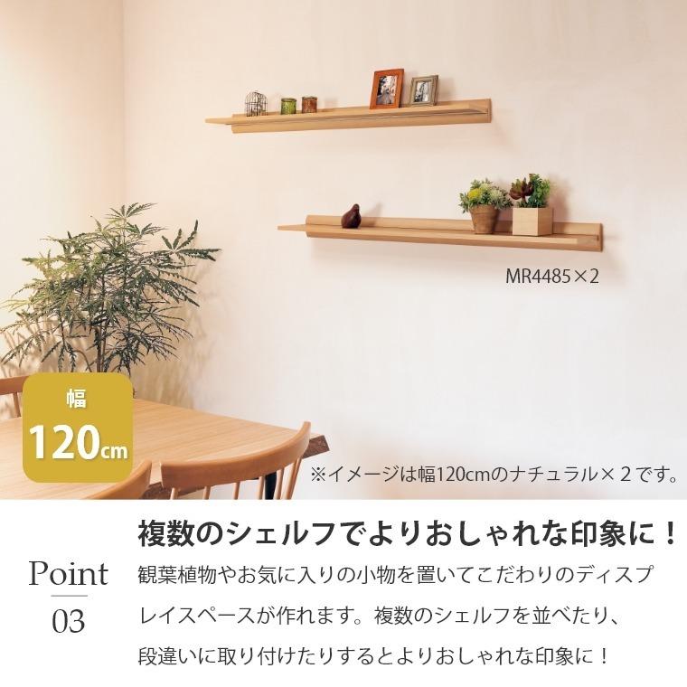 ウォールシェルフ しっかりとして奥行きがある棚 ラージシェルフ