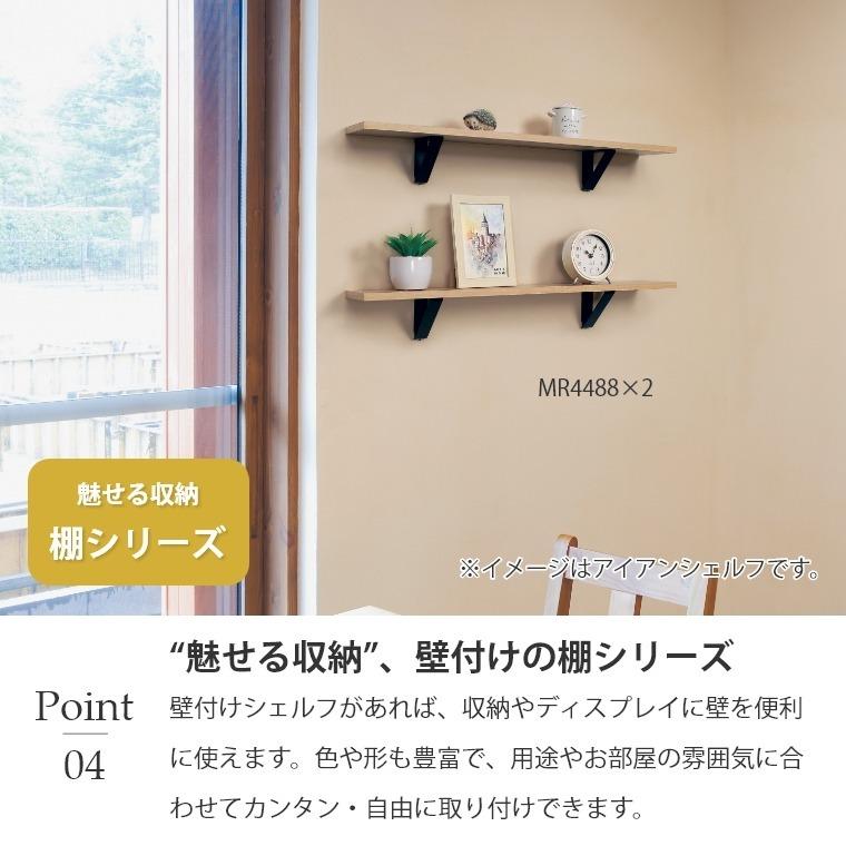 ウォールシェルフ しっかりとして奥行きがある棚 ラージシェルフ