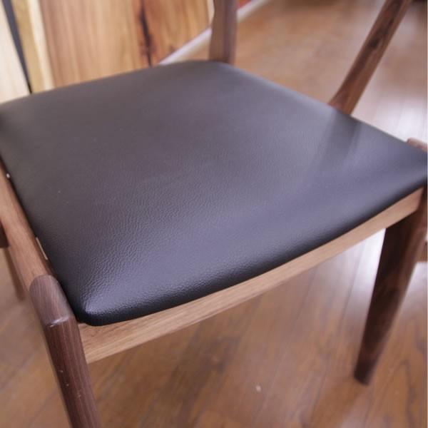 チェア ウォールナット 肘付き ダイニングチェア ミミ : fa・chette