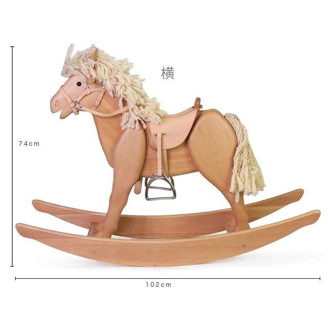 木製 ロッキングホース 子供用おもちゃ　ハンドメイド　世界に1つ！ 木馬 おもちゃ ロッキングホース 子供用 乗り物 キッズ 幼児 木の