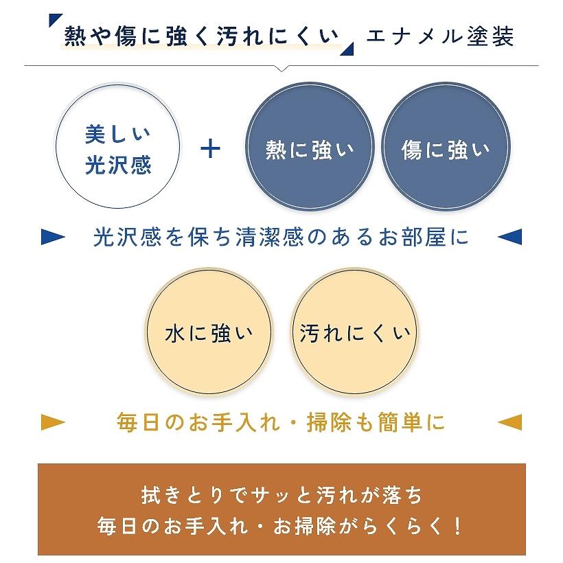 キッチンカウンター コンセント付き キッチン収納 食器棚 幅 180 cm ロータイプ ゴミ箱 組み換え 背面化粧仕上げ スライド棚 家電 炊飯器 収納 ローズ3_7