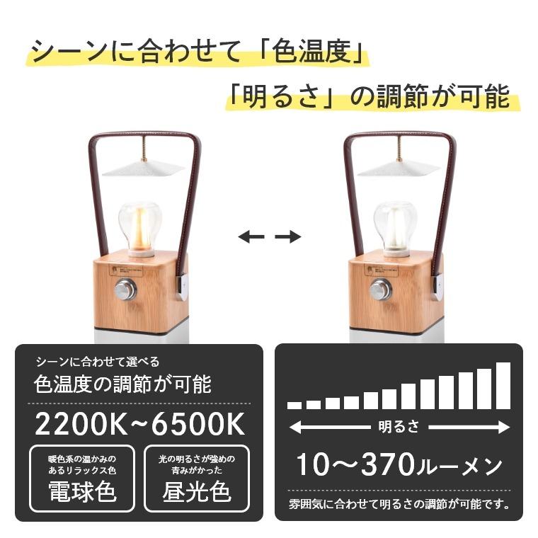 peace park（ピースパーク） LED ランタン USB 充電式 2つの光が