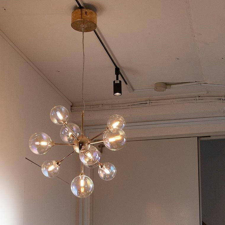 バブルシャンデリア LED 照明 10灯 天井照明 おしゃれ かわいい バブルシャンデリア LED 照明 10灯 天井照明 おしゃれ かわいい