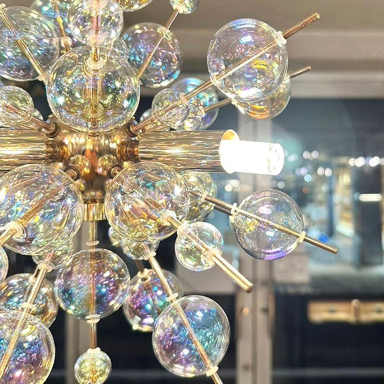 バブルシャンデリア LED 照明 4灯 ミニサイズ 天井照明 おしゃれ バブルシャンデリア LED 照明 4灯 ミニサイズ 天井照明 おしゃれ