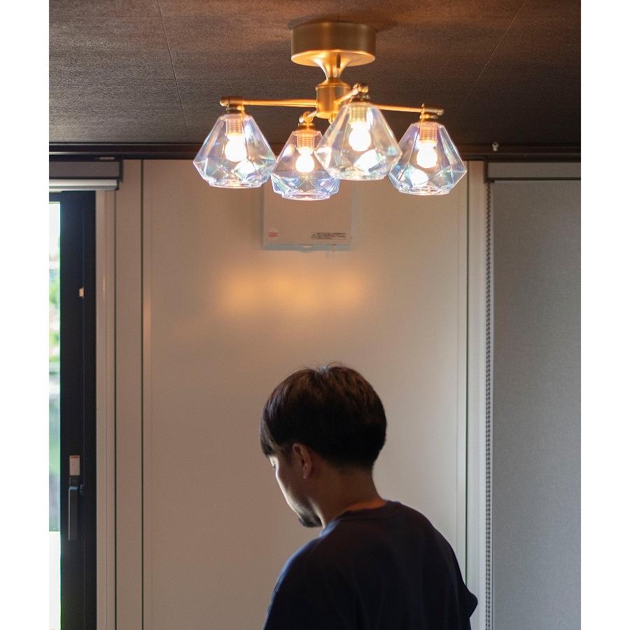 【期間限定値下げ2/28まで】シーリングライト 4灯 ガラスシェード シーリングライト 4灯 ガラス おしゃれ LED 天井 ダイニング リビング