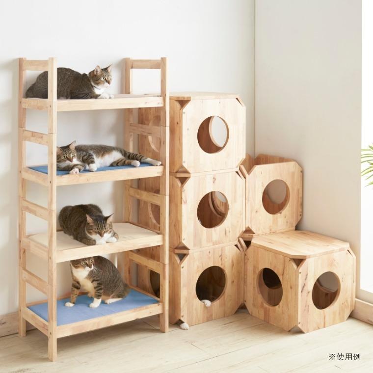 ペットベンチ S 猫 ベンチ 木製 家具 ネコ用 家 椅子 インテリア