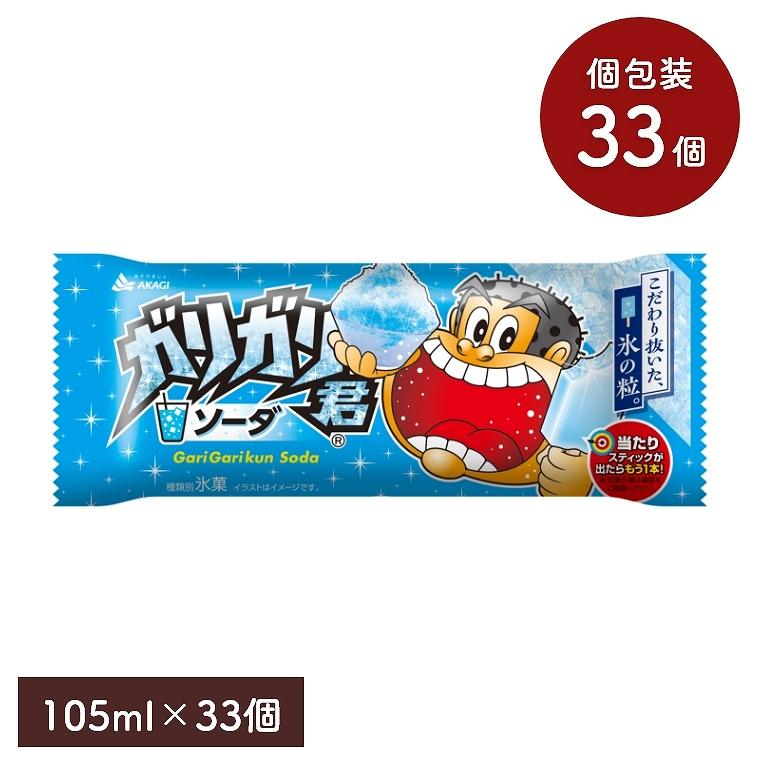 ガリガリ君 ソーダ 105ml 33個セット 赤城乳業 アイスクリーム アイス
