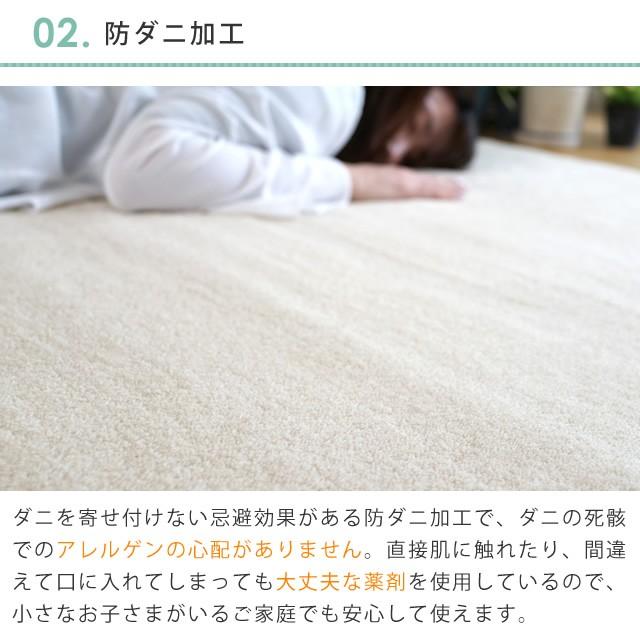 スミノエ ラグ 無地 シンプル ボリューム カーム 200×250cm スミノエ ラグ 無地 シンプル ボリューム カーム 200×250cm