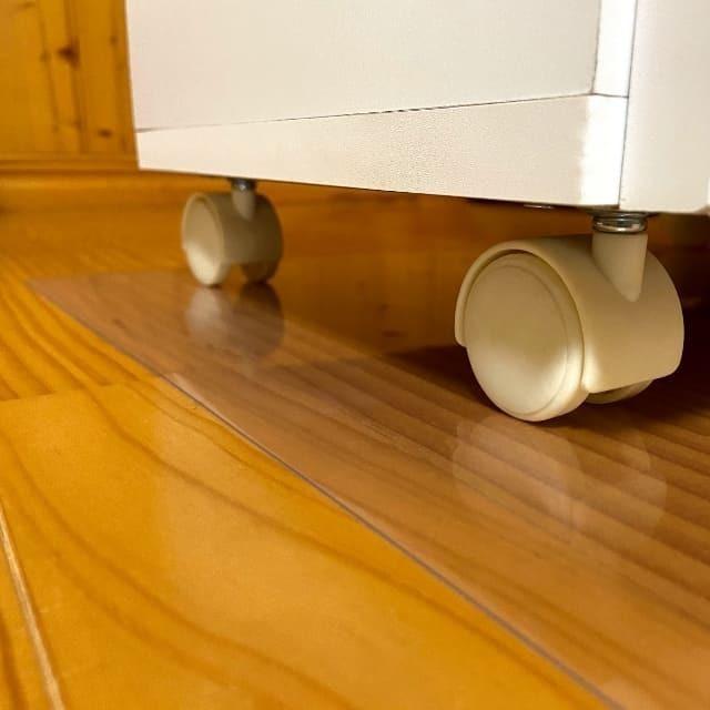 キッチンマット クリア 透明 フロアマット 60×150cm 拭ける クリア