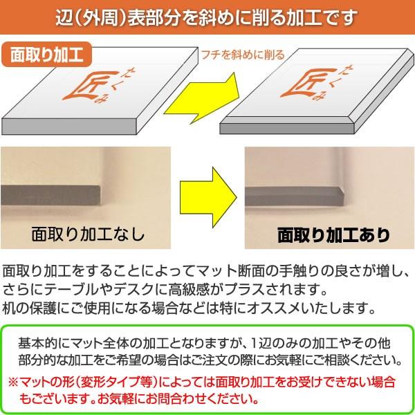 TAKUMI デスクマット テーブルクロス テーブルマット 透明 クリア