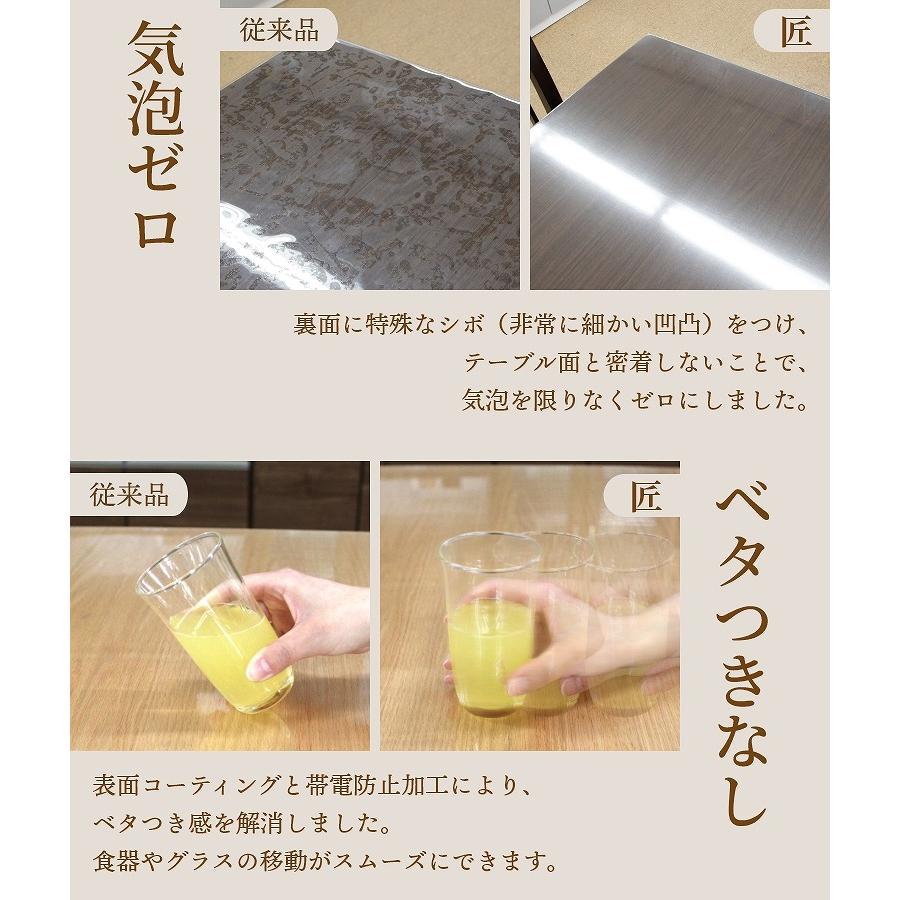 TAKUMI デスクマット テーブルクロス テーブルマット 透明