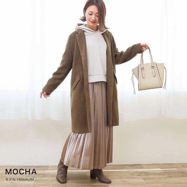 チェスターコート レディース アウター コート 秋冬 代 30代 40代 50代 ファッション 選べる長さ 大きいサイズ 送料無料 41 ソーシャルガール 通販 Yahoo ショッピング