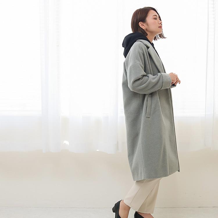 チェスターコート ウールコート レディース アウター コート 秋冬 代 30代 40代 50代 ファッション 大きめ オーバーサイズ 75 ソーシャルガール 通販 Yahoo ショッピング