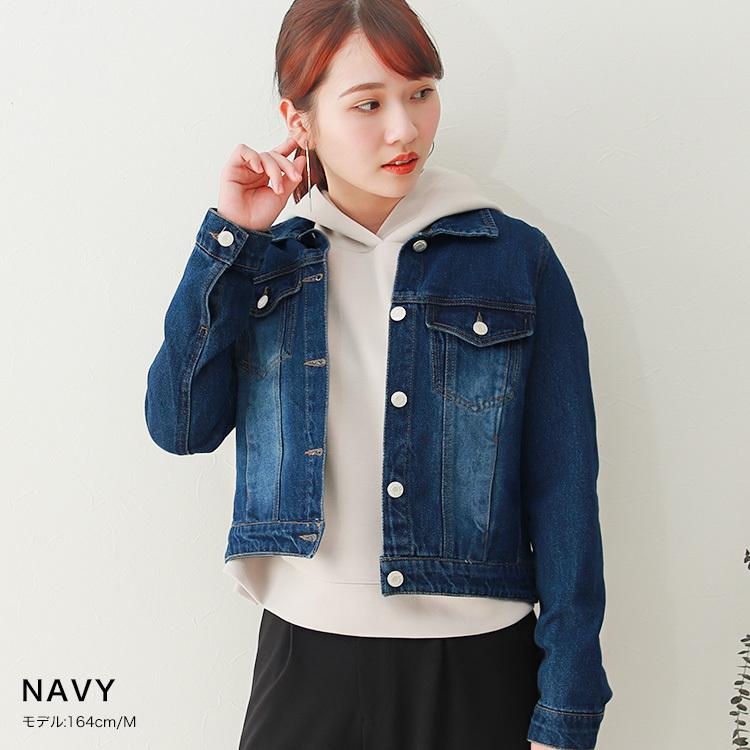 デニムジャケット Gジャン ジージャン レディース ショート丈 アウター 大きいサイズ 柔らかデニム ストレッチ 春夏 秋冬 代 30代 40代 50代 9030 92 ソーシャルガール 通販 Yahoo ショッピング