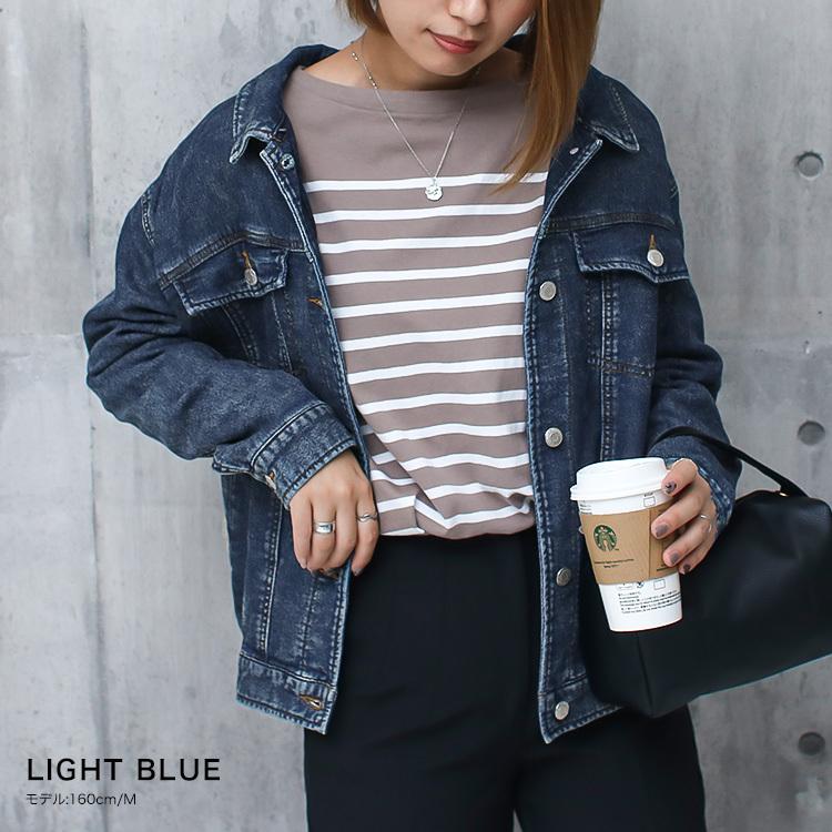 Gジャン レディース ビッグ ゆったり スウェット デニムジャケット ジージャン ブルゾン 大きいサイズ 9157 92 Socialgirl 通販 Yahoo ショッピング