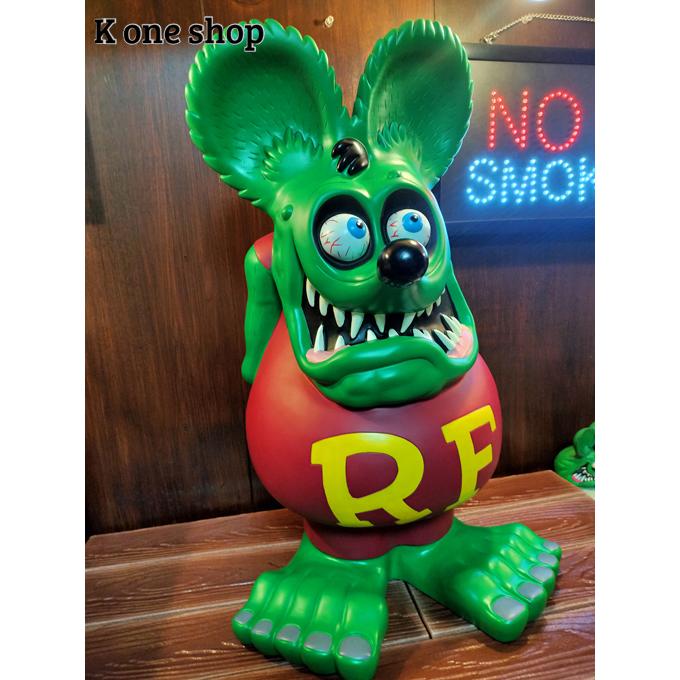 巨大【ラットフィンク　60cm ビッグコインバンク】貯金箱 FUNKO Rat Fink ビッグスタチュー 大型　アメリカン雑貨　BIG COIN BANK　フィギュア｜f-pleasant｜05