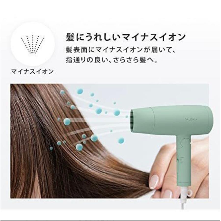 22年春夏限定 Salonia サロニア スピーディーイオンドライヤー チリングリーン ドライヤー ヘアドライヤー 限定色 B R A 通販 Yahoo ショッピング