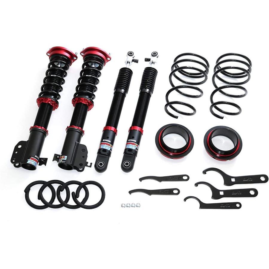 春夏新色 Blitz ブリッツ 車高調 レンチ付 エッセ L235s 2wd専用 ダンパー サスペンション フロント リア 4本セット 全長調整式 減衰力32 楽天ランキング1位 M Mahdi Net