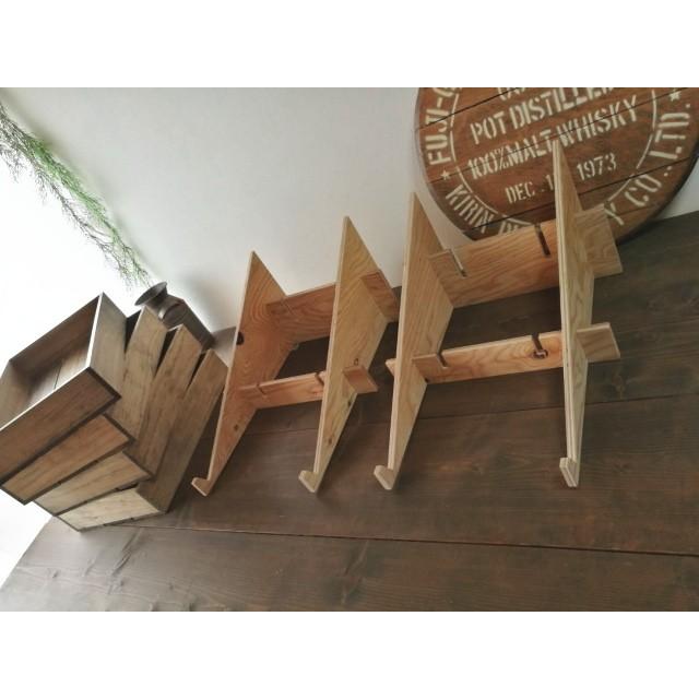 マルシェ傾斜台 レール幅可変式 （傾斜台2台＆ディスプレイコンテナ木