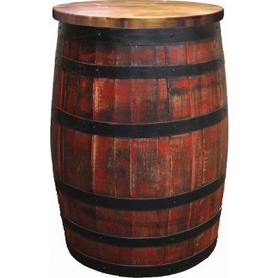 ウイスキー樽テーブル シンプルタイプ（天板600φ