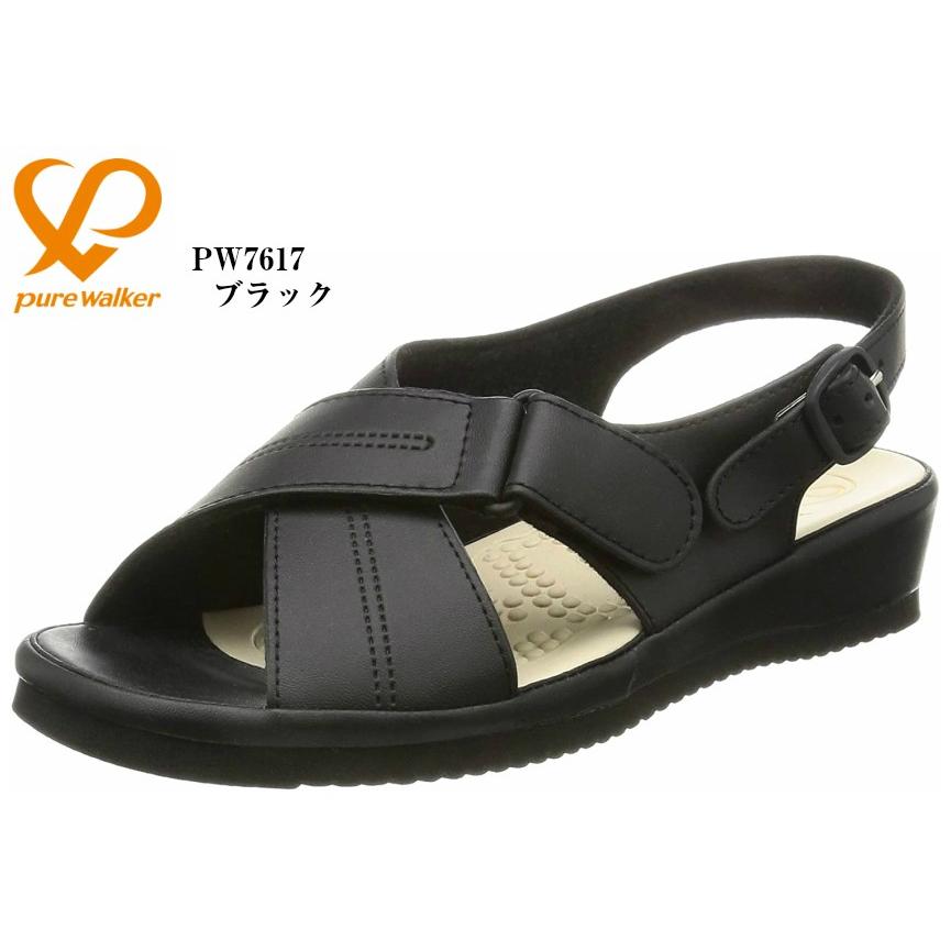 pure walker ナースサンダル コンフォート サンダル (ピュアウォーカー)PW7617 足裏への衝撃を分散 幅広のつま先設計と足幅調整ストラップ レディス :10041781:フューチャーロード - 通販 - Yahoo!ショッピング pure walker ナースサンダル コンフォート サンダル (ピュアウォーカー)PW7617 足裏への衝撃を分散 幅広のつま先設計と足幅調整ストラップ レディス :10041781:フューチャーロード - 通販 - Yahoo!ショッピング