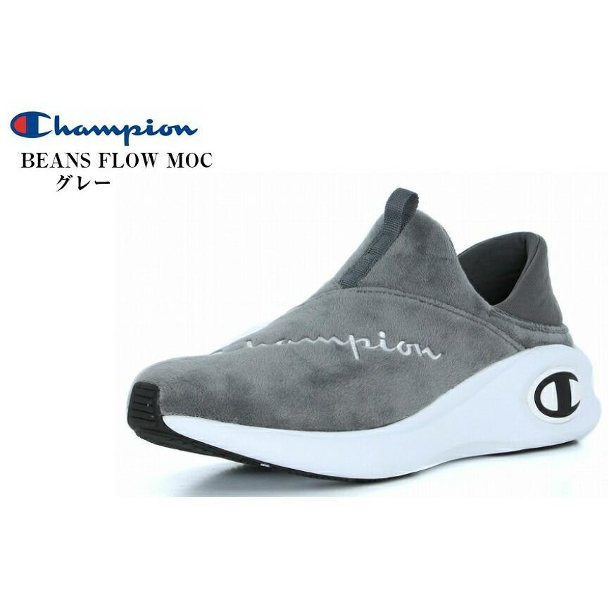 チャンピオン Act033 Beans Flow Moc Champion 厚底カジュアルスリッポンモックスニーカー カカトを踏んで2wayクロッグにも レディス フューチャーロード 通販 Yahoo ショッピング