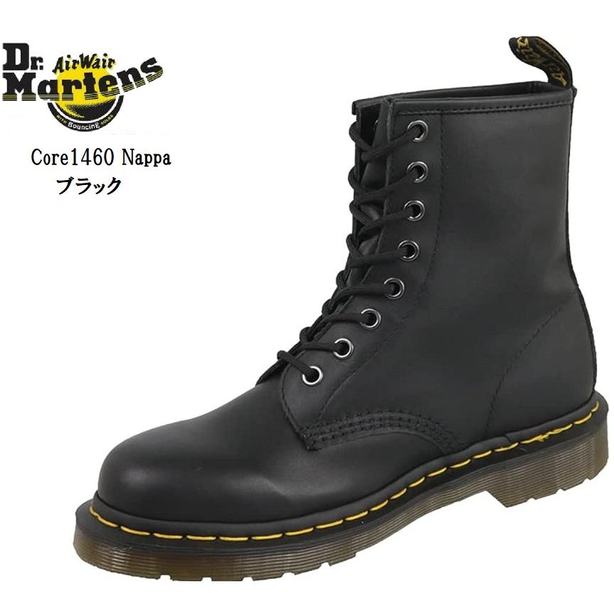 Dr.Martens(ドクターマーチン)CORE 1460 NAPPA 11822002 ８ホール編み上げブーツ ナッパレザー メンズ レディス  アッパーに柔らかくしなやかな :froad2250:フューチャーロード - 通販 - Yahoo!ショッピング