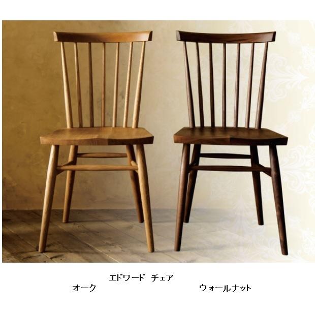 木馬舎 飛騨の家具 エドワードチェア（板座）2素材対応 受注生産 送料