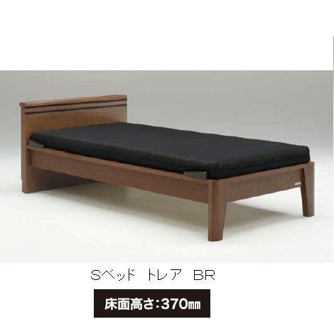 Granz (グランツ) シングルベッド トレア フラットタイプ 床面:スノコ 布団、薄型マットレス対応ベッド 玄関前配送料無料_1