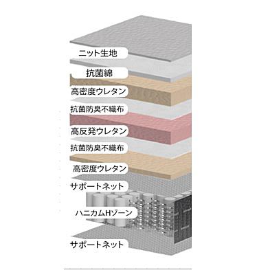 家の中まで設置無料] アンネルベッド マットレス ニューアドバンス 8DX