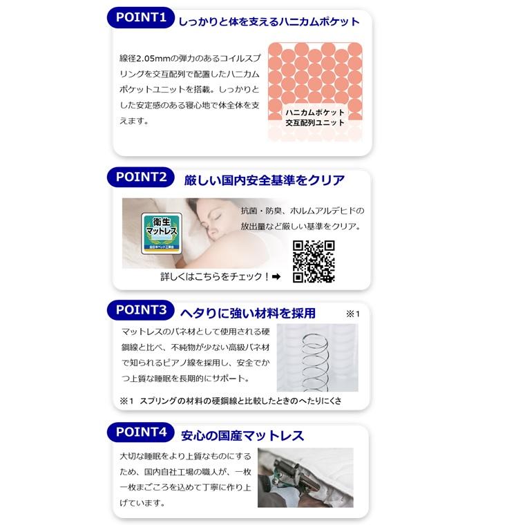 家の中まで設置無料] アンネルベッド マットレス ジェネラル 600 4