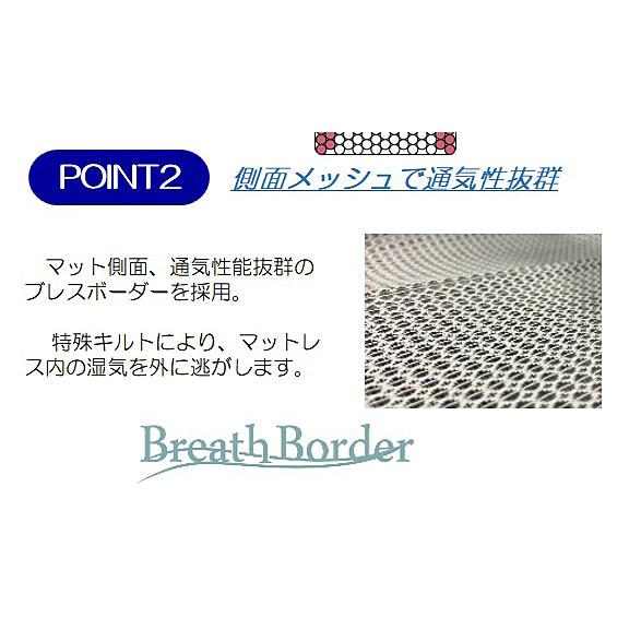 [家の中まで設置無料] マットレス アンネルベッド レムリアXT P800 サイド補強 6サイズ対応 カーボニクスポケットコイル使用 7インチ8巻のコイル 平行配列