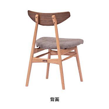 第一産業 ダイニングチェア ビーグル BGDC21-X オーク/ウォルナット材 座面：PVC/BR 別売専用カバー有り PU塗装 2脚単位で販売 (ばら売り不可) 送料無料_1