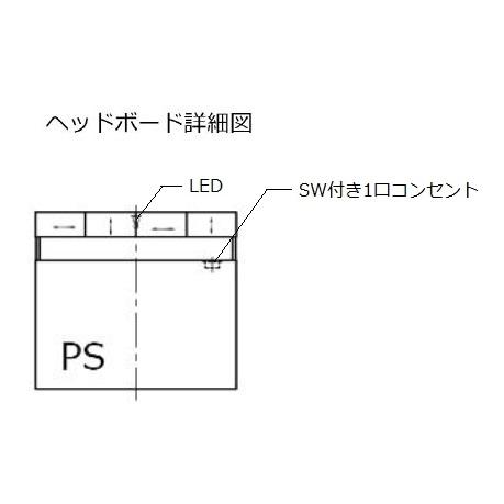 ドリームベッド [開梱設置送料無料] ベッドフレーム e-Choice3005