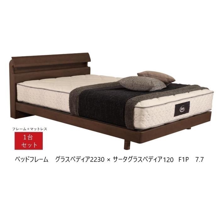 【送料込み】サータマットレス フレームセット シングル Serta [開梱設置送料無料] サータ SERTA ベッドフレーム+マットレス 1