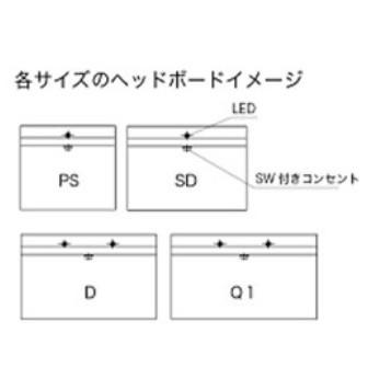 ドリームベッド ベッドフレーム ウレルディ2760 引出無し 床高2タイプ
