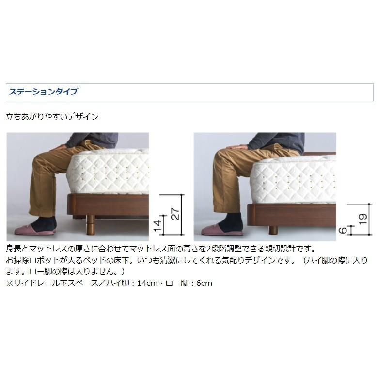 【ぷらまい】ベッド　送料　長野県まで 国産品】ベッドフレーム プロシュマー 038 ステーション SDサイズ